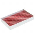 Stabkerzen durchgefärbt Rot 34mm x 240mm 4 St | Floristik24.de