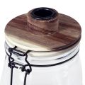 Stabkerzenhalter Deko Glas mit Verschluss Ø10cm H16cm | Floristik24.de