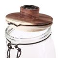 Stabkerzenhalter Deko Glas mit Verschluss Ø10cm H16cm | Floristik24.de