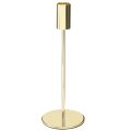 Floristik24 Stabkerzenhalter Gold Metall Kerzenhalter modern 21,5cm 4 St