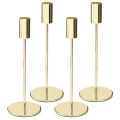 Stabkerzenhalter Gold Metall