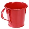 Stabkerzenhalter Metall Kerzenhalter Tasse Rot H6cm 6St | Floristik24.de