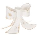 Floristik24 Stabkerzenhalter Schleife Vintage Dekoration 12cm