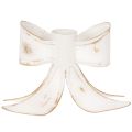 Stabkerzenhalter Schleife Vintage Dekoration 12cm | Floristik24.de