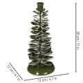 Kerzenständer Tannenbaum Grün Metall-Dekoration 28cm | Floristik24.de