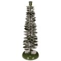 Floristik24 Kerzenständer in Tannenbaum-Optik Grün Metall 45cm