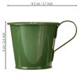 Stabkerzenhalter Tasse Kerzenhalter Dunkelgrün H6cm 6St | Floristik24.de