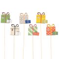 Floristik24 Pflanzenstecker Geschenkpaket Motiv Holz 31cm 12St