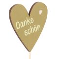 Dekostecker Herz Danke schön