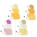 Floristik24 Deko Stecker Bunte Igel Familie Gartendeko 34cm 12St