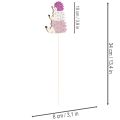 Deko Stecker Bunte Igel Familie Gartendeko 34cm 12St | Floristik24.de