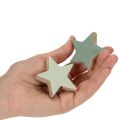 Holzstern Deko Set für Tisch und Fensterbank 5cm 9St | Floristik24.de