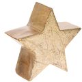 Floristik24 Deko Stern Weihnachten Aufsteller Tisch oder Regal 10cm 3St