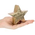 Deko Stern Weihnachten Aufsteller Tisch oder Regal 10cm 3St | Floristik24.de