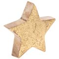 Floristik24 Deko Stern glänzend zur Tischdekoration 5cm 9St
