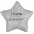Grabschmuck Stern "Unserem Sternenkind" 15cm 2St