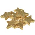 Streu-Sterne Hellgold Glimmer 4-5cm 40St | Floristik24.de
