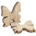 Streudeko Schmetterling Holz Natur 2cm 144St