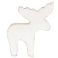Elch Dekofigur Holz stehend Streudeko Weihnachten 6cm 8St | Floristik24.de