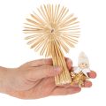 Strohstern Set Christbaumschmuck Figuren und Sterne 35St | Floristik24.de