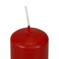 Stumpenkerzen Rote Adventskerzen klein Altrot 60/40mm 24St | Floristik24.de