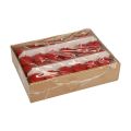 Stumpenkerzen Rote Adventskerzen klein Altrot 60/40mm 24St | Floristik24.de