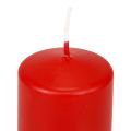 Floristik24 Stumpenkerzen Rote Adventskerzen Kerzen Rot 70/50mm 24St