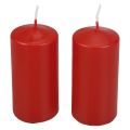 Stumpenkerzen H100 Ø50cm Rot Kerzen 12St | Floristik24.de