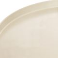 Dekoteller rund beige 40 cm hoher Fuß | Floristik24.de