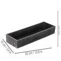 Schale rechteckig Tablett mit Griffen Dekoschale Tisch 32cm | Floristik24.de