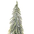Künstlicher Tannenbaum mit Sockel Gefrostet als winterliche Dekoration 90cm | Floristik24.de