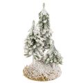 Schneetannen Künstliche Winterlandschaft für Weihnachtsdorf und Tischdeko 29cm | Floristik24.de
