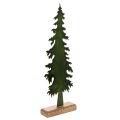 Floristik24 Deko Tannenbaum auf Holzfuß Tischdeko Weihnachten 46cm