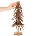 Tannenbaum aus Weidenzweigen auf Holzsockel 48cm | Floristik24.de