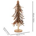 Tannenbaum aus Weidenzweigen auf Holzsockel 48cm | Floristik24.de