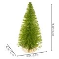 Künstlicher Tannenbaum mit Holzfuß klein 16cm 6St | Floristik24.de