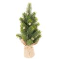 Floristik24 Tannenbaum künstlich im Jutesack Kleine Tischdeko Mini Weihnachtsbaum 38cm
