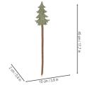 Deko Tannenbaum auf Stab für Pflanzgefäße und hohe Gestecke 45cm 6St | Floristik24.de