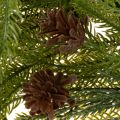 Nadelzweig Girlande künstlich mit Zapfen für Adventsdeko 218cm | Floristik24.de