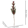 Tannenzweig künstlich mit Weihnachtskugeln 48cm 2St | Floristik24.de