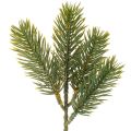 Floristik24 Künstlicher Tannenzweig grün für winterliche Dekorationen 25cm 24St