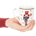 Tasse Weihnachten Nussknacker und Zuckerstange Motiv 10cm 2St | Floristik24.de