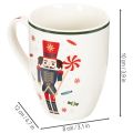 Tasse Weihnachten Nussknacker und Zuckerstange Motiv 10cm 2St | Floristik24.de
