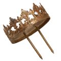 Teelichthalter zum Stecken mit Kerzenglas Gold Ø7cm 4 St | Floristik24.de
