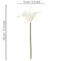 Kunstblume Tigerlilie weiß für Vasen und Gestecke 29cm Bund mit 6St | Floristik24.de