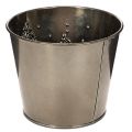 Metall Übertopf mit Glitzer