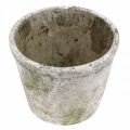 Floristik24 Blumentopf Antik Look Übertopf mit Patina Beton Ø17,5cm H14cm