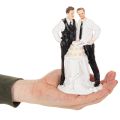 Tortenfigur Männerpaar mit Torte 16,5cm | Floristik24.de