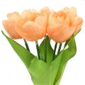 Tulpe künstlich Pfirsichfarben 26,5cm  5St