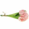 Floristik24 Tulpen künstlich Rosé 26,5cm 5St